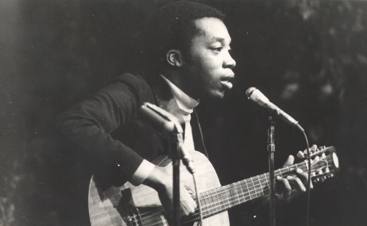 Milton Nascimento performing in 1969